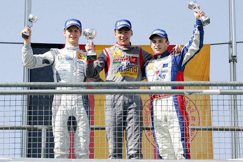 Jeroen Mul op podium
